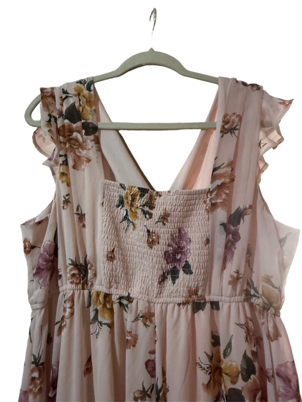 NWOT Torrid Plus Size Blush Floral HighLow Wrap Dress size 2X 18/20 🌸BRB SL 3 - Picture 7 of 10